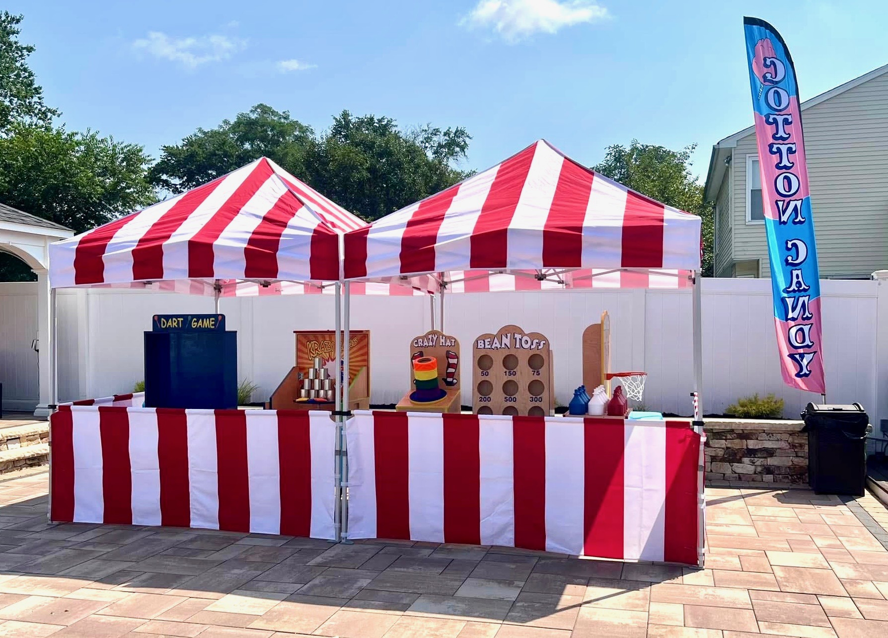 12 Foot Cotton Candy Flag